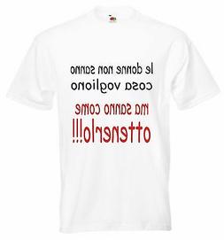 T-SHIRT MAGLIETTA MANICA CORTA UOMO CON FRASI DIVERTENTI LE 