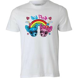 T-shirt maglietta me sofi bambina contro lui te bambino cagn