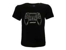 T SHIRT SONY PLAYSTATION ORIGINALE Joystick Maglia Nera Bimb