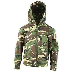  Kombat UK - Felpa con Cappuccio Camo Hoodie, a Fantasia Mim