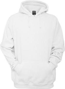  Urban Classics Blank Hoodie Felpa, Bianco, M Uomo - NUOVO