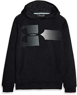  Under Armour Rival Logo Hoody, Felpa Bambino, Nero , S - NU