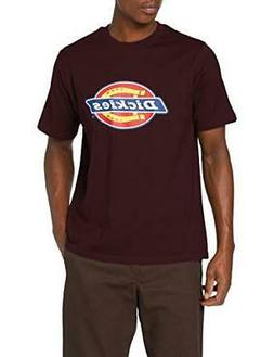  Dickies Horseshoe Tee Men T-Shirt, Marrone , M Uomo - NUOVO