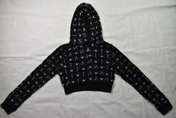 Tina Turner Diamanti Corto Zip Donna Bambina Felpa con Cappu