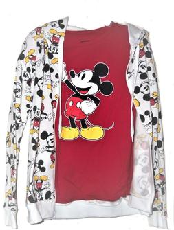 Disney Topolino Maglietta E Felpa con Cappuccio T-Shirt Giac
