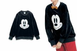 Disney Topolino Unisex Pile Felpa a Girocollo Grande Viso Gi