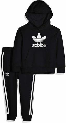 adidas Trefoil BM, Tuta Unisex Bimbo - DV2847 BLK TUTA CAP.
