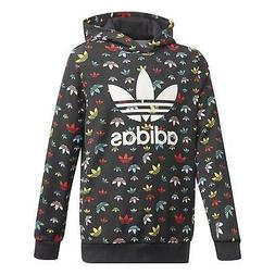 ADIDAS TREFOIL FELPA CON CAPPUCCIO BAMBINO NERA FM4893