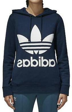 ADIDAS TREFOIL FELPA DONNA BLU