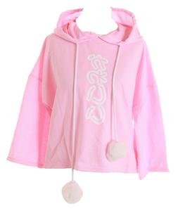 TS-230 Rosa Pastello Dark Giappone Caratteri Pompon Maglia c