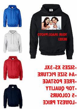 Tuo Immagine Foto Here Personalizzato Top Felpa con Cappucci