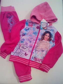 VIOLETTA DISNEY TUTA BAMBINA FELPATA  6 anni