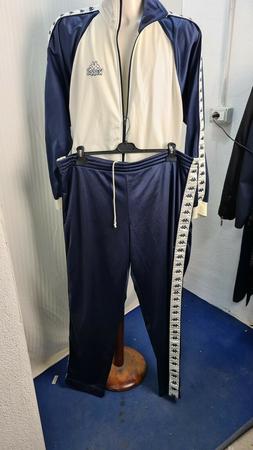 TUTA KAPPA BIANCA E BLU VINTAGE TAGLIA XL IN BUONE CONDIZION