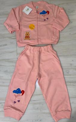 Tuta Bimba DISNEY WINNIE THE POOH  pantalone +felpa con zip 