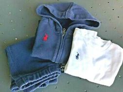 Polo Ralph Lauren Tuta bimbo, 6 mesi, felpa maglia pantalone
