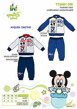 TUTA BIMBO DISNEY ART 100677 FELPA APERTA CON ZIP CON PANT. 