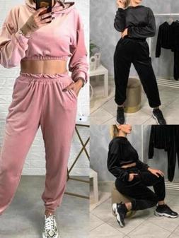 Tuta donna completo fitness sport maglia  felpa pantaloni in