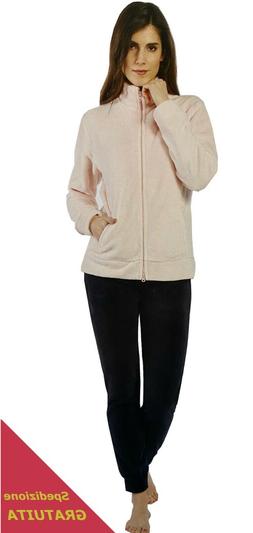 Tuta Felpa Invernale Donna Palestra Zip Nazareno Gabrielli C