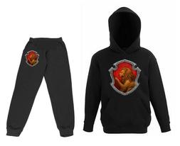 Tuta felpa pesante Harry Potter classe Grifondoro nera