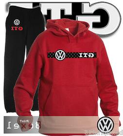 Tuta Hoddie Printed Golf GTI Volkswagen Vintage Felpa Cap Pa