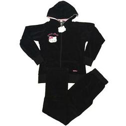 Tuta Invernale Hello Kitty Felpa con cappuccio e Zip e Panta