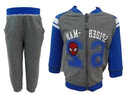 tuta noenato in felpa cotone manica lunga fill zip SPIDERMAN