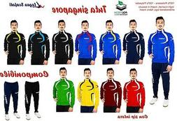 Tuta Singapore Legea Casual Sport Passeggio Calcio Uomo Donn