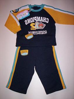 Tuta tutina Mini Uffy Nortons neonato bimbo felpa pantaloni 