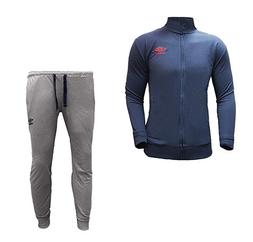 Umbro Tuta Uomo calibrata Completo Full Zip in Cotone Oversi