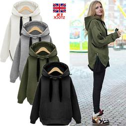 Cerniera Top Felpa Largo Pullover Abito Forti