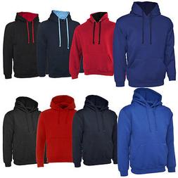 Unisex Semplice Felpa con Cappuccio Uomo Donna IN Pile Vuoto