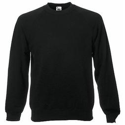 Uomo & Donna Fruit of the Loom Semplice Classico Raglan Felp