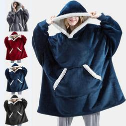 Uomo Donna Biancheria da Notte Felpa con Cappuccio Pile Fode