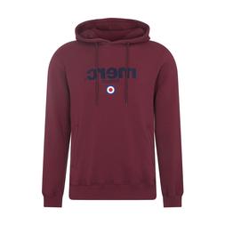 Uomo Merc London di Marca Logo Felpa con Cappuccio Pillola -