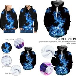 3d Unisex Leggero Felpe Con Cappuccio