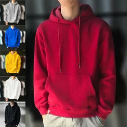 Uomo Felpa con Cappuccio Maschile Felpa Autunno Coulisse Pul