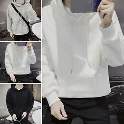 Uomo Felpa con Cappuccio Maschile Pullover Taglie Forti Giac
