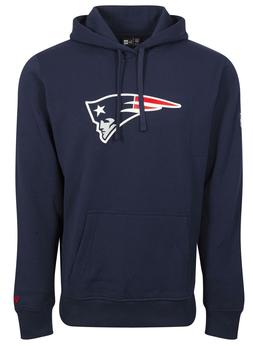 New Era Uomo Felpa con Cappuccio NFL New England Patriots Lo