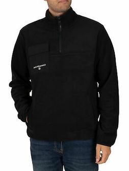 Calvin Klein Jeans Uomo Felpa con zip Polar Utility, Nero