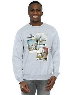 Disney Uomo Frozen Olaf Polaroid Felpa