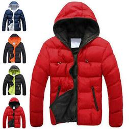 Uomo Giacca Maschile Felpa con Cappuccio Inverno Taglie Fort