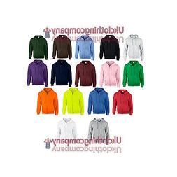 Gildan Uomo Heavy Blend &trade; Adulti Felpa Cappuccio Zip -tint