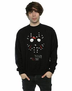 Friday 13th Uomo Jason Hockey Mask Felpa