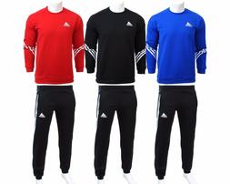 Uomo adidas Pile Sereno Felpa Tuta Maglione Jogging Pantalon