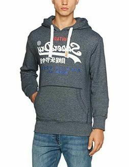 Superdry Uomo Premium Goods Tri Cappuccio Inchiostro Vero Gr