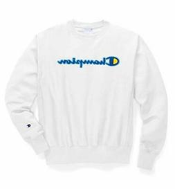 Champion LIFE Uomo Reverse Tessere Felpa, Bianco / Champion 