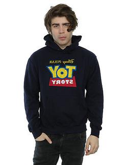 Disney Uomo Toy Story Logo Felpa con cappuccio
