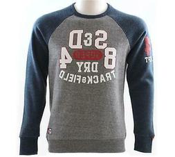 Superdry Uomo Trackster Baseball Girocollo Top Maglione Port