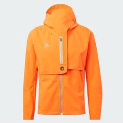 Adidas Uomo Wind.rdy Giacca Casual Jogging Luminoso Arancion