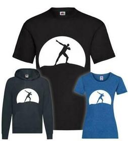 Usain Bullone Prima Tramonto T-Shirt/Pullover / Felpa con Ca